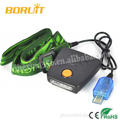 3W LED Rechargeable Sensor Switch Camping Headlamp